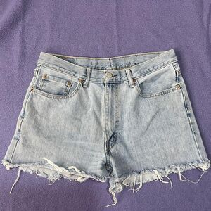 Levi's 501 blue denim shorts Size XL/XXL